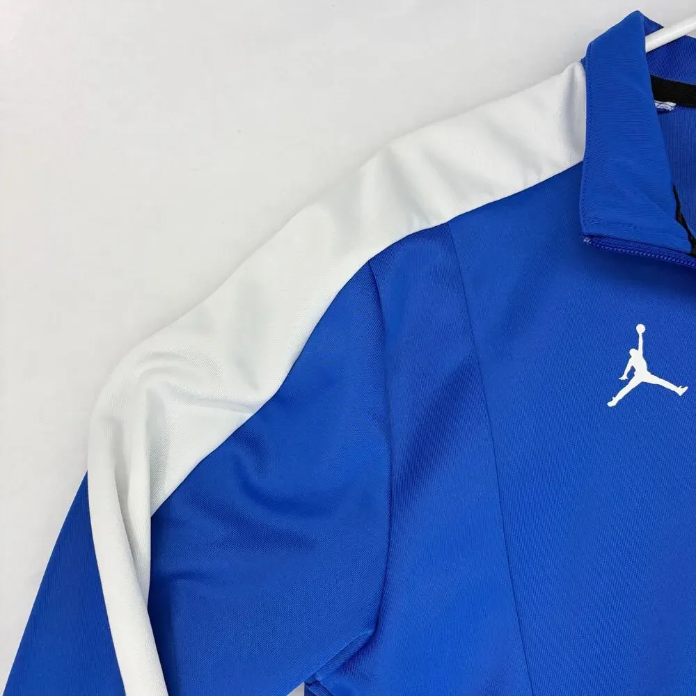 Jordan Full-Zip Track Jacket Blue White Size Small